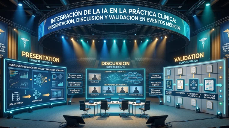 La integración de la inteligencia artificial en la práctica clínica: cómo se presenta, discute y valida en eventos médicos