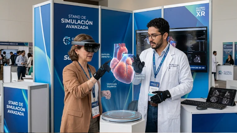 ¿Cómo está cambiando la realidad extendida (XR) a los congresos médicos?